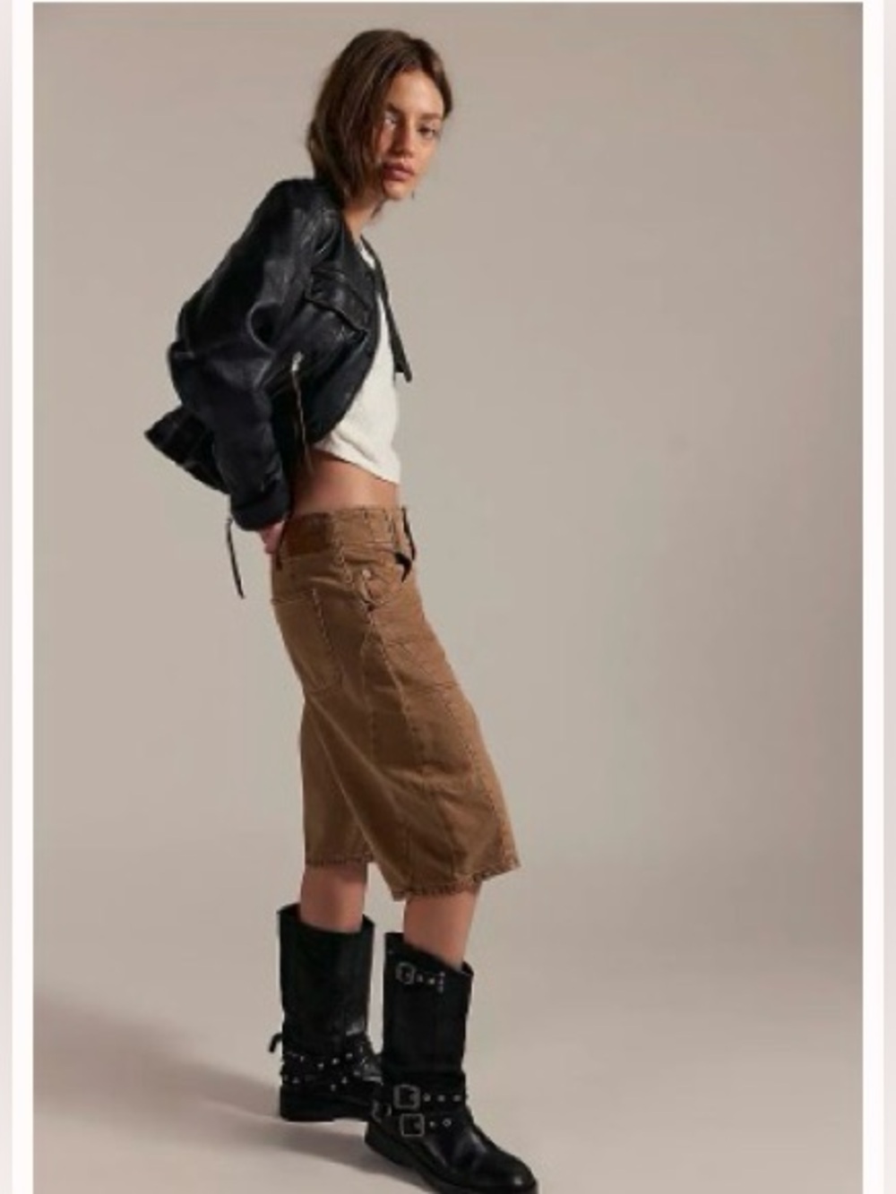 FREE PEOPLE x We The Free Extreme Measures Barrel Shorts size 28 - Picture 4 of 9